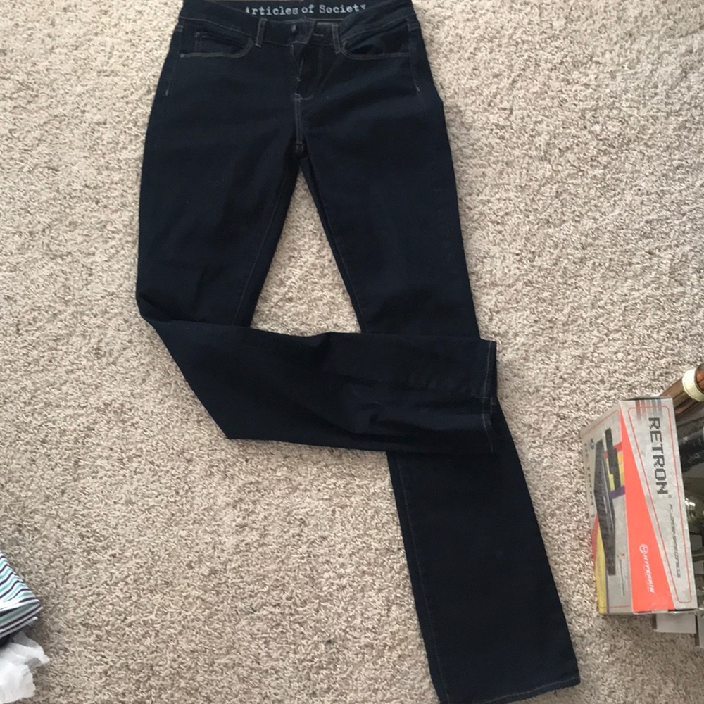 Articles of society boot cut dark wash jeans